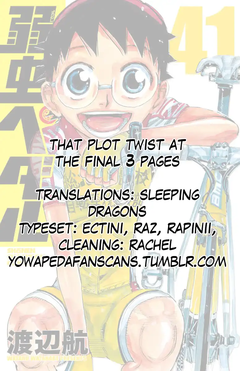 Yowamushi Pedal Chapter 349 22